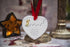 Cockapoo Walk Beside Us Ceramic Heart